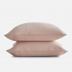 Sijo French Linen Pillowcase Set - Blush