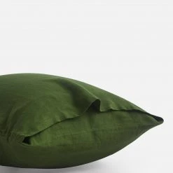 Sijo Best Sellers French Linen Pillowcase Set - Forest