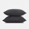 Sijo Home Goods French Linen Pillowcase Set - Slate