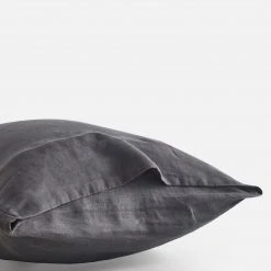 Sijo Home Goods French Linen Pillowcase Set - Slate