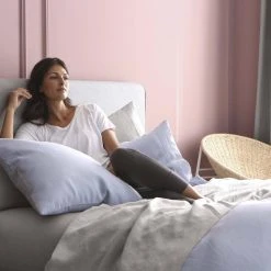 Sijo French Linen Sheet Set - Sky Best Sellers 11 Sijo French Linen Sheet Set - Sky Best Sellers