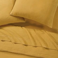 Sijo French Linen Sheet Set - Turmeric