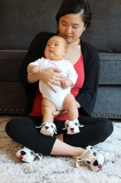 Silk Road Bazaar Wool Baby Booties - Elephant Best Sellers