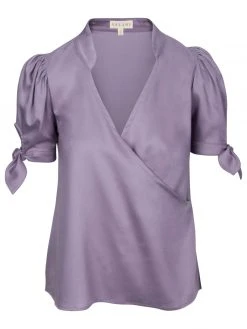 Valani Best Sellers Sitha Tencel Top - Purple Sage