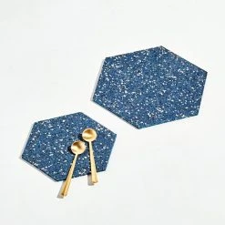 Slash Objects Hex Recycled Rubber Trivet Set - Royal Best Sellers