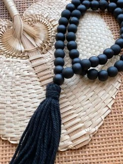 Ceremonia Wooden Beaded Tassel