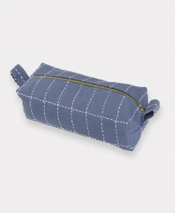 Anchal Accessories Small Grid Stitch Toiletry Bag 20 Anchal Accessories Small Grid Stitch Toiletry Bag
