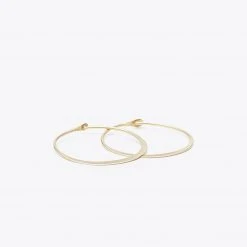 Nisolo Best Sellers Small Upcycled Brass Hoop Earrings