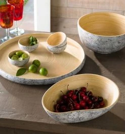 Bibol Soai Bamboo Serving Bowl