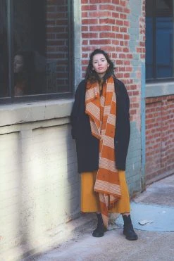 Soil To Studio Natasha Color Blocked Merino Scarf Accessories