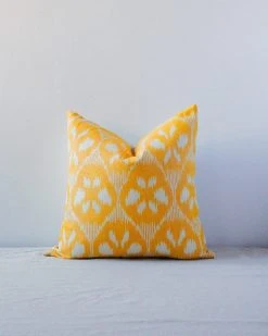 Soil To Studio Navya Ikat Throw Pillow Cover