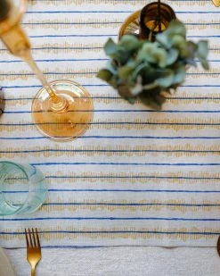 Soil To Studio Kitchen + Dining Sanya Linen Table Runner