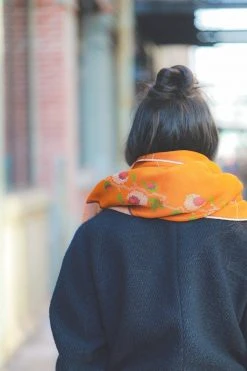 Soil To Studio Sushmita Color Blocked Merino Scarf Accessories