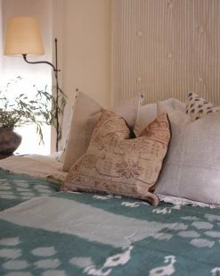 Soil To Studio Tanvi Ikat Throw Blanket Home Goods