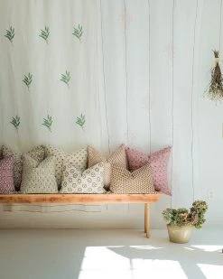 Soil To Studio Home Goods Tara Linen Throw Pillow Cover