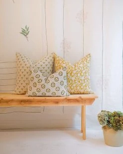 Soil To Studio Tina Linen Throw Pillow Cover