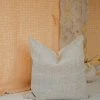 Soil To Studio Zara Upcycled Hemp Throw Pillow Cover