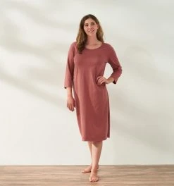 Coyuchi Best Sellers Solstice Nightgown - Rosehip