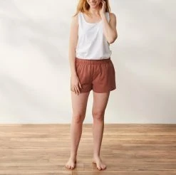 Coyuchi Best Sellers Solstice Short - Rosehip