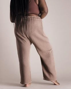 Soluna Collective Chestnut Relaxed Pants Clothing