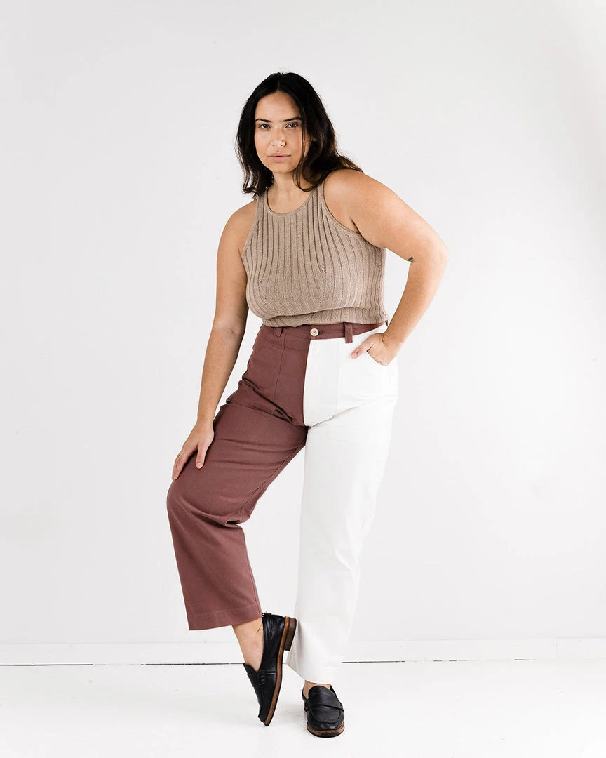 Soluna Collective Two-Tone Cargo Pants 4 Soluna Collective Two-Tone Cargo Pants