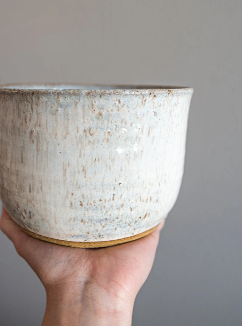 Moonshine Design Speckled Stoneware Planter 6 Moonshine Design Speckled Stoneware Planter