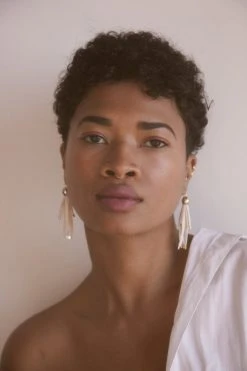 Stella Fluorescent Pod And Strand Earrings 10 Stella Fluorescent Pod And Strand Earrings