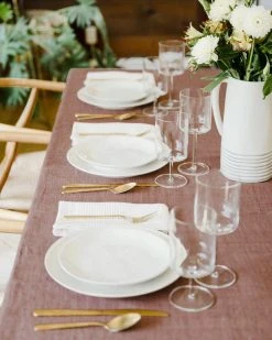 Creative Women Best Sellers Stone Washed Linen Tablecloth - Ash Rose 8 Creative Women Best Sellers Stone Washed Linen Tablecloth - Ash Rose