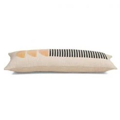 Casa Amarosa Home Goods Stripe And Semicircle Lumbar Pillow Cover