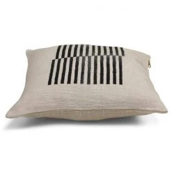 Casa Amarosa Stripe Throw Pillow Cover - Black