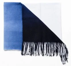 Studio Variously Azure Cashmere Throw Blanket 14 Studio Variously Azure Cashmere Throw Blanket