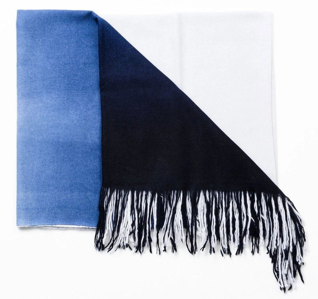 Studio Variously Azure Cashmere Throw Blanket 8 Studio Variously Azure Cashmere Throw Blanket