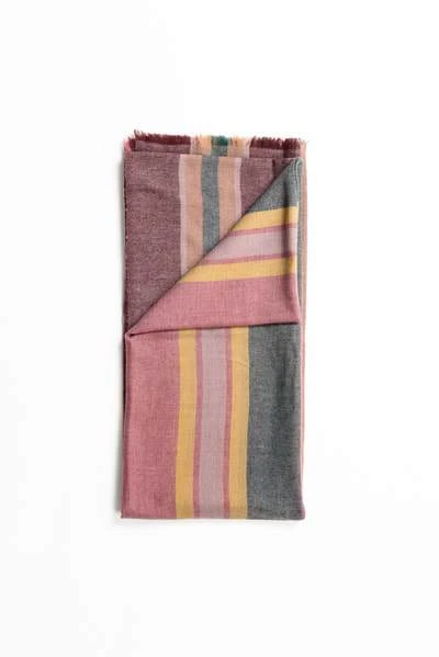 Studio Variously Barque Stripes Merino Wool Scarf 5 Studio Variously Barque Stripes Merino Wool Scarf