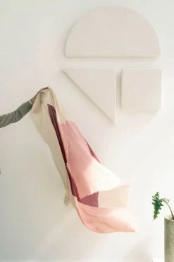 Studio Variously Rosewood Blok Silk And Cashmere Scarf Accessories 21 Studio Variously Rosewood Blok Silk And Cashmere Scarf Accessories