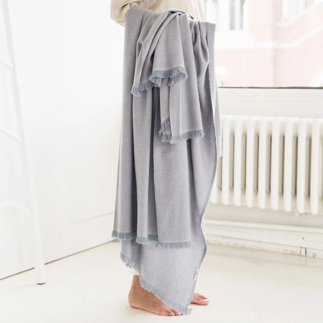 Studio Variously Boro Merino Wool Throw Blanket 9 Studio Variously Boro Merino Wool Throw Blanket