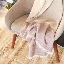 Studio Variously Cino Merino Wool Throw Blanket Throw Blankets