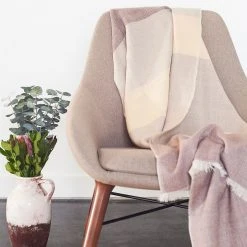 Studio Variously Cino Merino Wool Throw Blanket Throw Blankets