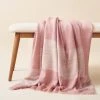 Studio Variously Rosa Merino Throw Blanket 1 Studio Variously Rosa Merino Throw Blanket