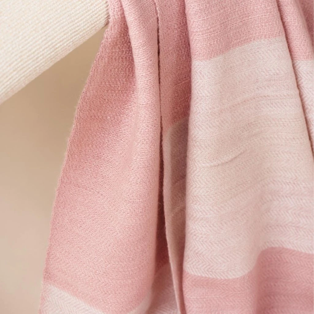 Studio Variously Rosa Merino Throw Blanket 8 Studio Variously Rosa Merino Throw Blanket