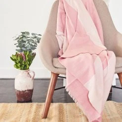 Studio Variously Rosa Merino Throw Blanket 18 Studio Variously Rosa Merino Throw Blanket
