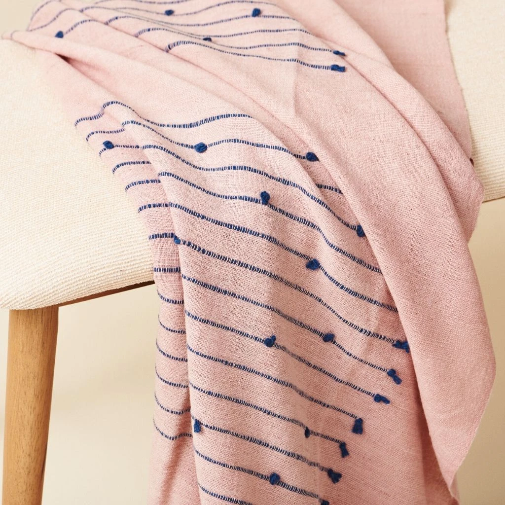 Studio Variously Rosewood Throw Blanket 4 Studio Variously Rosewood Throw Blanket
