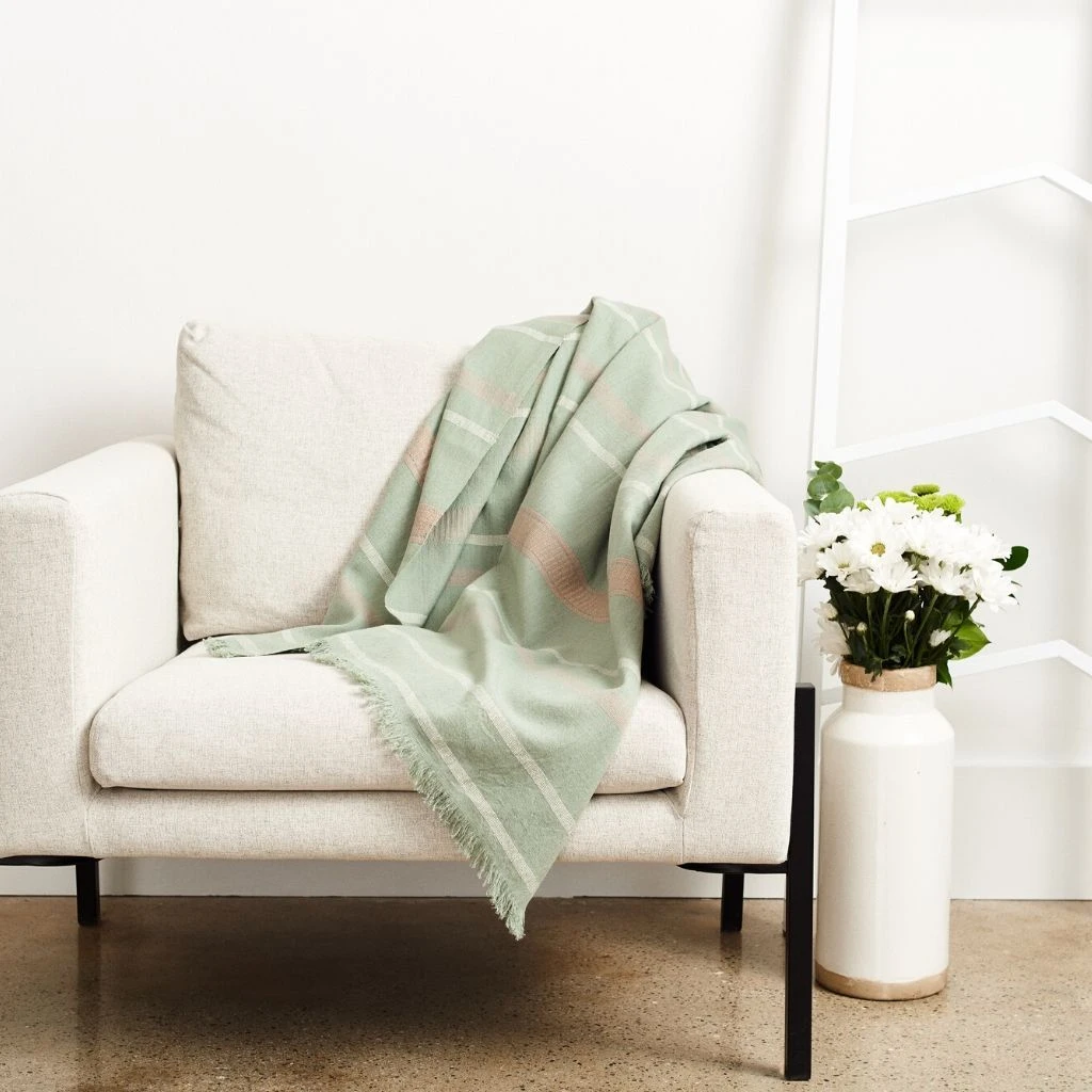Studio Variously Sage Blanket Home Goods 4 Studio Variously Sage Blanket Home Goods