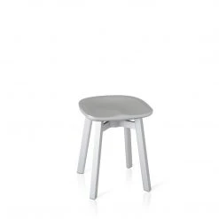 Emeco Su Small Stool - Aluminum Frame
