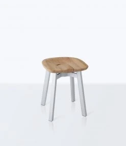Emeco Su Small Stool - Aluminum Frame