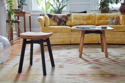 Emeco Su Small Stool - Wood Frame