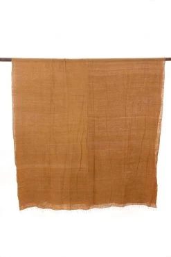 Swahili African Modern Home Goods Chestnut Gabi Tablecloth / Throw Blanket