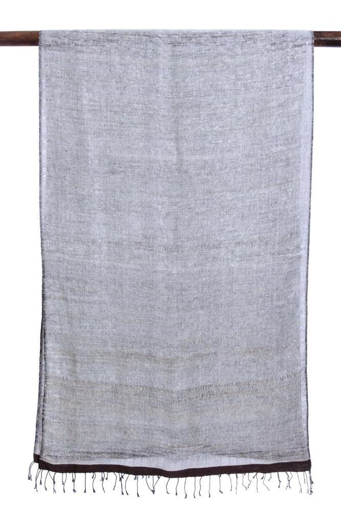 Swahili African Modern Ethiopian Stella Shawl - Gray Accessories 3 Swahili African Modern Ethiopian Stella Shawl - Gray Accessories