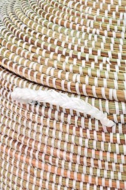 Swahili African Modern Medium Solid White Prayer Mat Hamper