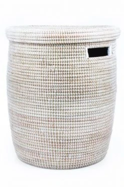 Swahili African Modern Solid White Peace Corps Hamper