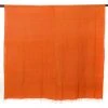 Swahili African Modern Tangerine Gabi Tablecloth / Throw Blanket